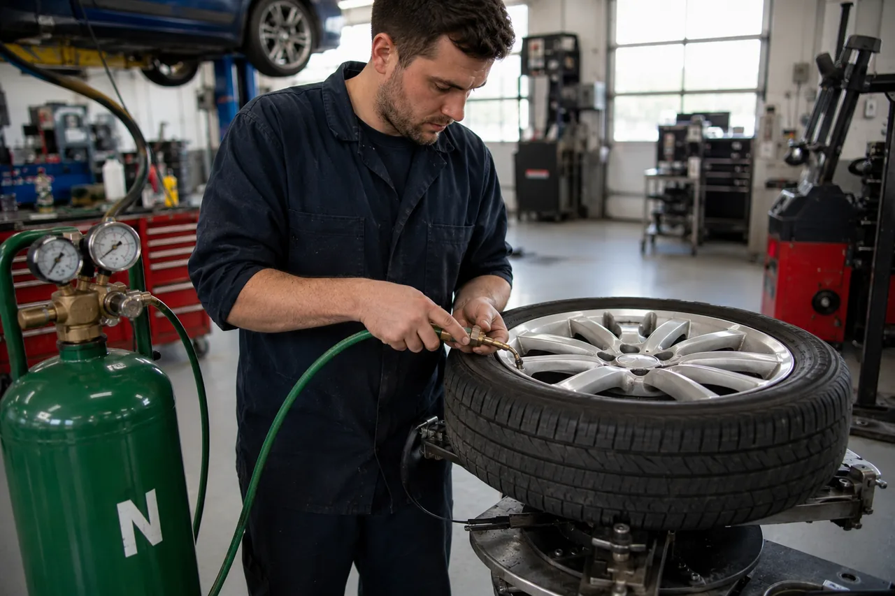 Nitrogen Tire Inflation at Big O Tires Powell River