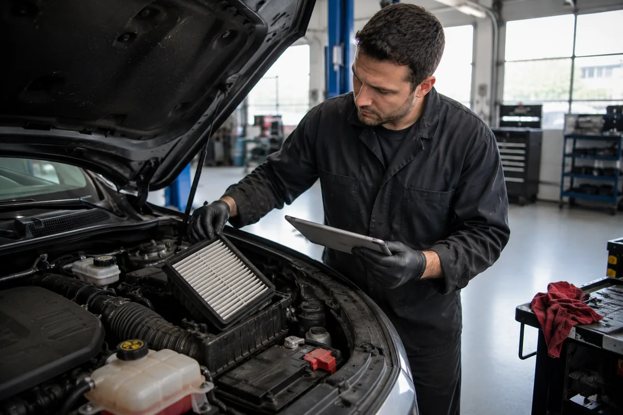 Vehicle diagnostics at Big O Tires Powell River
