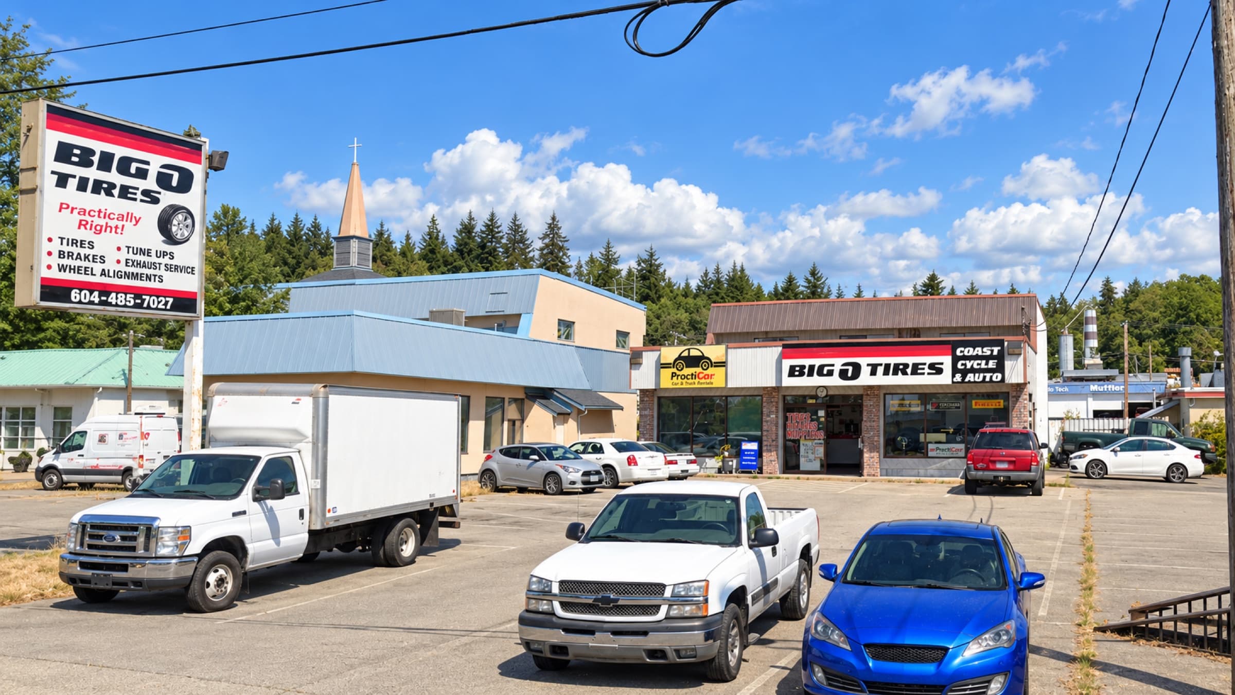 Big O Tires Powell River storefront